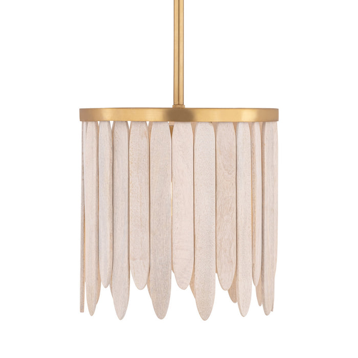 Maxim - 22511WWTNAB - One Light Pendant - Marimba - Weathered White