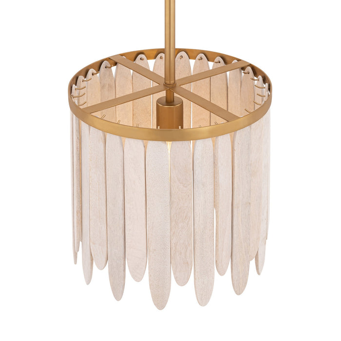 Maxim - 22511WWTNAB - One Light Pendant - Marimba - Weathered White
