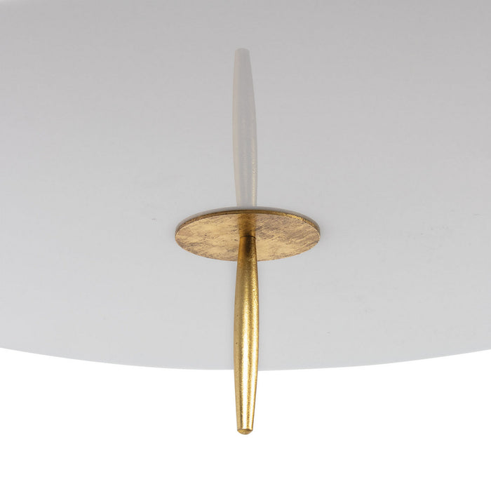 Regina Andrew - 16-1518BLK - Two Light Pendant - Clove - Antique Gold Leaf