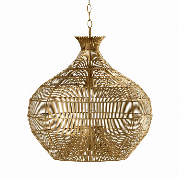 Regina Andrew - 16-1570BRS - One Light Pendant - Cupola - Brass
