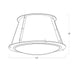 Regina Andrew - 16-1379BLUPN - One Light Flush Mount - French - Blue