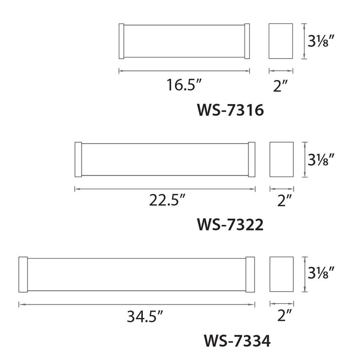 W.A.C. Lighting - WS-7316-35-BN - LED Wall Sconce - Svelte - Brushed Nickel
