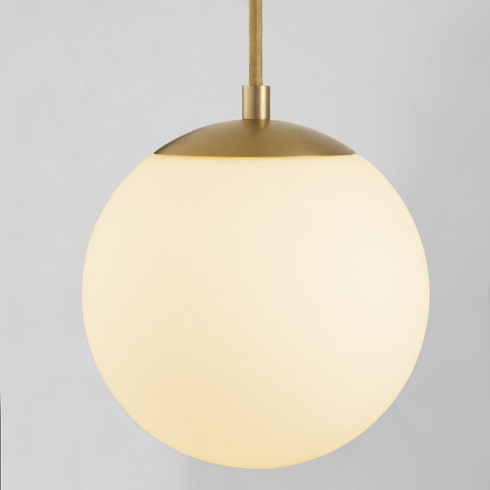 Quorum - 3-6710-40 - LED Pendant - Luna - Aged Brass