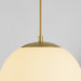 Quorum - 3-6730-40 - LED Pendant - Luna - Aged Brass