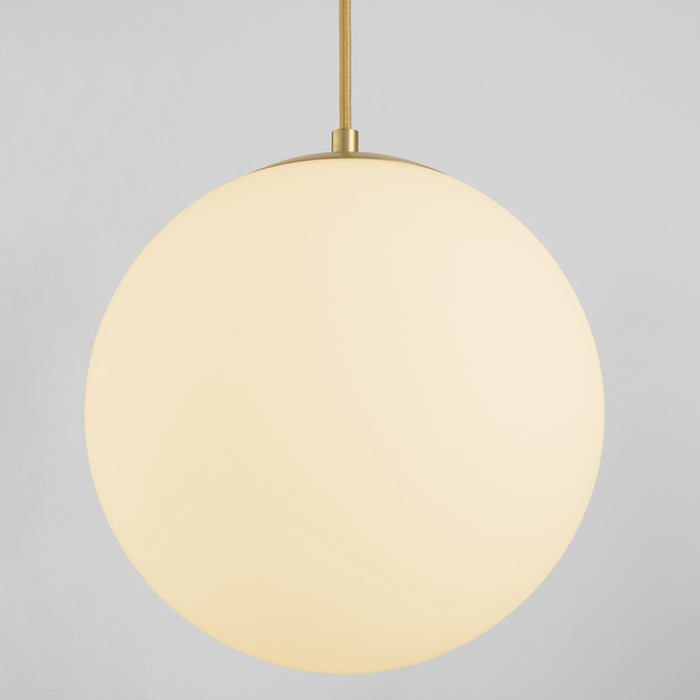 Quorum - 3-6730-40 - LED Pendant - Luna - Aged Brass