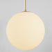 Quorum - 3-6730-40 - LED Pendant - Luna - Aged Brass