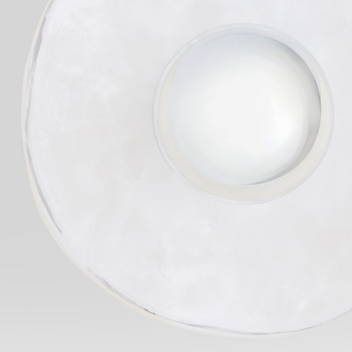Quorum - 53-8-0847 - One Light Wall Sconce - Del Rey - Brushed Brass|Studio White