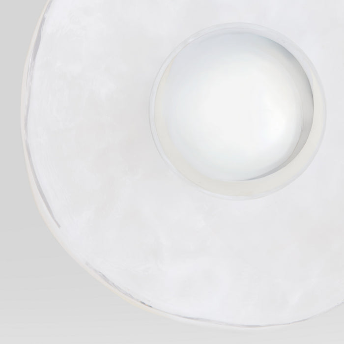 Quorum - 53-8-0847 - One Light Wall Sconce - Del Rey - Brushed Brass|Studio White