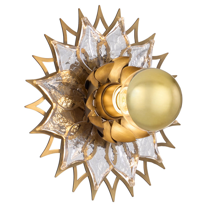 Quorum - 54-10-47 - One Light Wall Sconce - Ondine - Brushed Brass