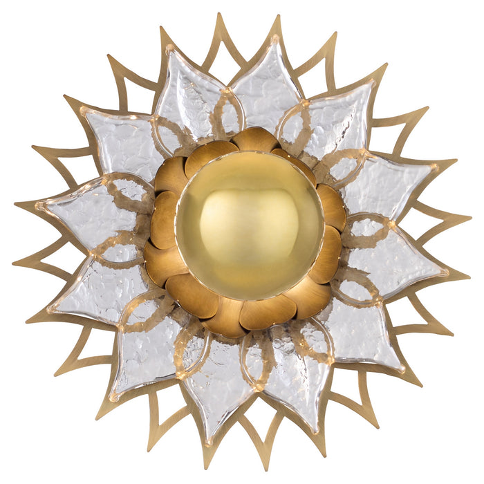 Quorum - 54-10-47 - One Light Wall Sconce - Ondine - Brushed Brass