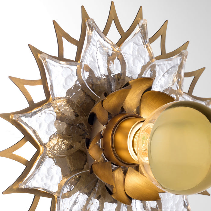 Quorum - 54-10-47 - One Light Wall Sconce - Ondine - Brushed Brass
