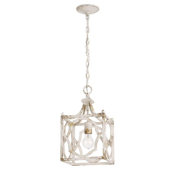 Golden - 0885-S AI - One Light Pendant - Laurent - Antique Ivory