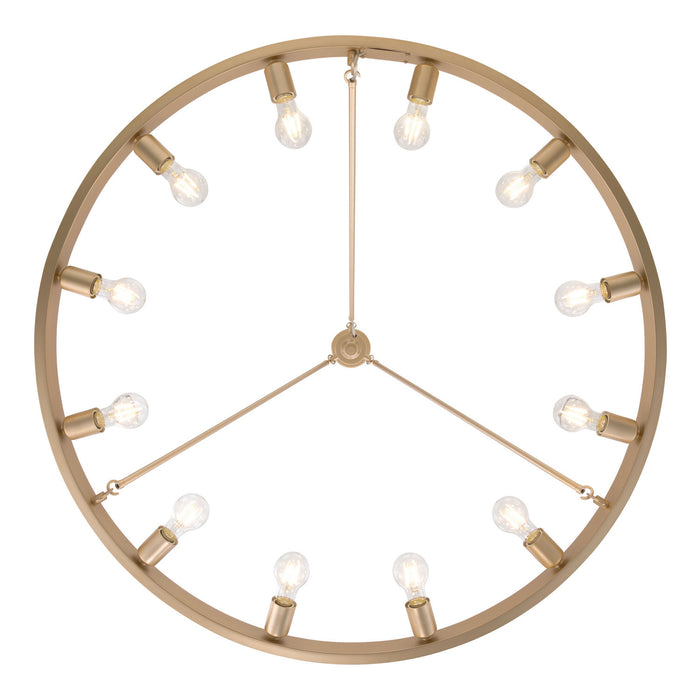 Golden - 1019-12 FRG - 12 Light Chandelier - Castile - French Gold