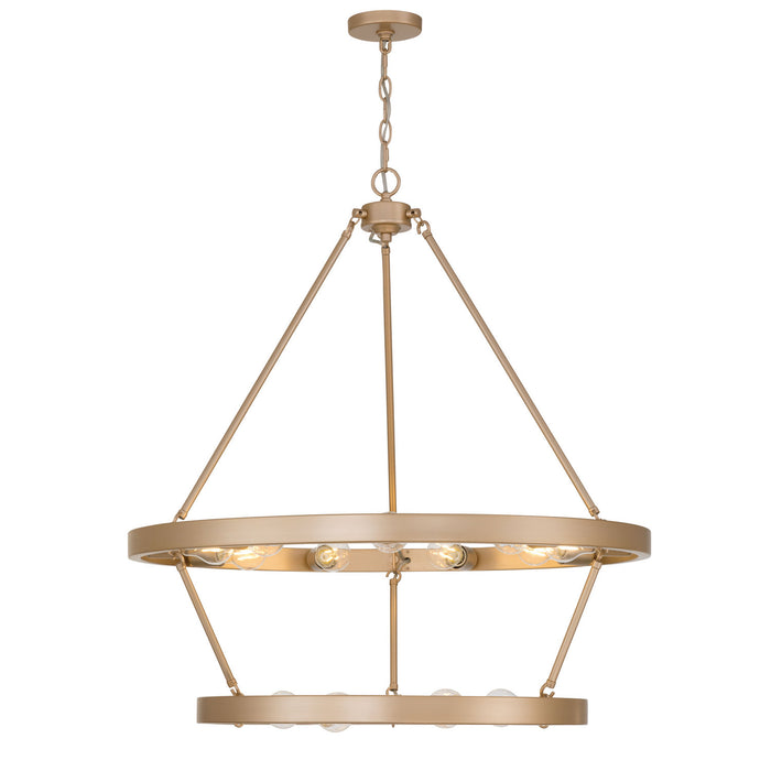 Golden - 1019-96 FRG - 15 Light Chandelier - Castile - French Gold