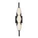 Golden - 1517-OWL3 BLK-FST - LED Outdoor Wall Mount - Geode - Matte Black