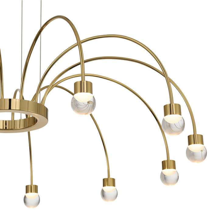 Golden - 1573-12 TG-A - LED Chandelier - Vario - Titanium Gold