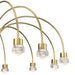 Golden - 1573-12 TG-B - LED Chandelier - Vario - Titanium Gold