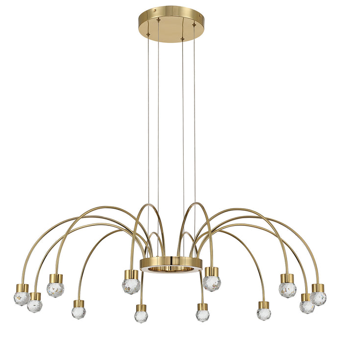 Golden - 1573-12 TG-C - LED Chandelier - Vario - Titanium Gold