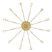 Golden - 1573-12 TG-C - LED Chandelier - Vario - Titanium Gold