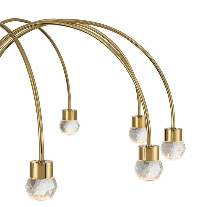 Golden - 1573-12 TG-C - LED Chandelier - Vario - Titanium Gold