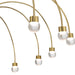 Golden - 1573-16 TG-A - LED Chandelier - Vario - Titanium Gold