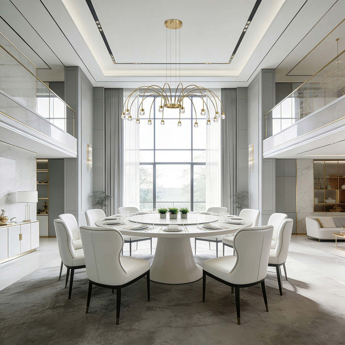 Golden - 1573-16 TG-A - LED Chandelier - Vario - Titanium Gold