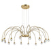 Golden - 1573-16 TG-C - LED Chandelier - Vario - Titanium Gold