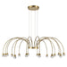 Golden - 1573-16 TG-C - LED Chandelier - Vario - Titanium Gold