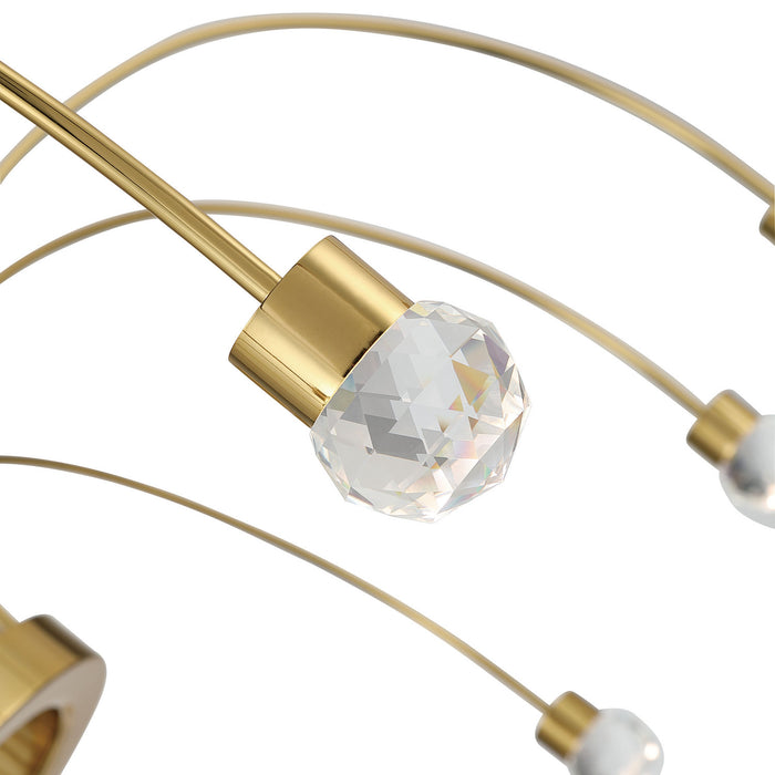 Golden - 1573-16 TG-C - LED Chandelier - Vario - Titanium Gold