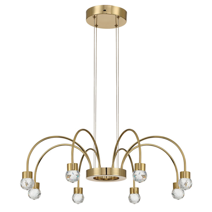 Golden - 1573-8 TG-C - LED Chandelier - Vario - Titanium Gold