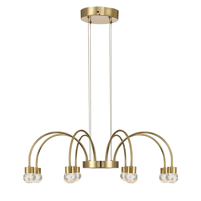Golden - 1573-8 TG-C - LED Chandelier - Vario - Titanium Gold