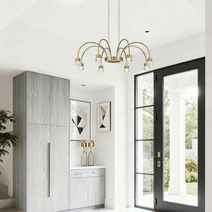 Golden - 1573-8 TG-C - LED Chandelier - Vario - Titanium Gold