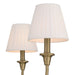 Golden - 1622-6 BCB-EPW - Six Light Chandelier - Brushed Champagne Brass