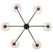 Golden - 1622-6 ORB-EHW - Six Light Chandelier - Oil Rubbed Bronze