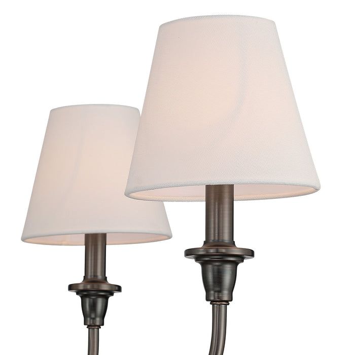 Golden - 1622-6 ORB-EHW - Six Light Chandelier - Oil Rubbed Bronze