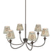 Golden - 1622-6 ORB-HGA - Six Light Chandelier - Oil Rubbed Bronze