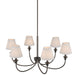 Golden - 1622-6 ORB-HGW - Six Light Chandelier - Oil Rubbed Bronze