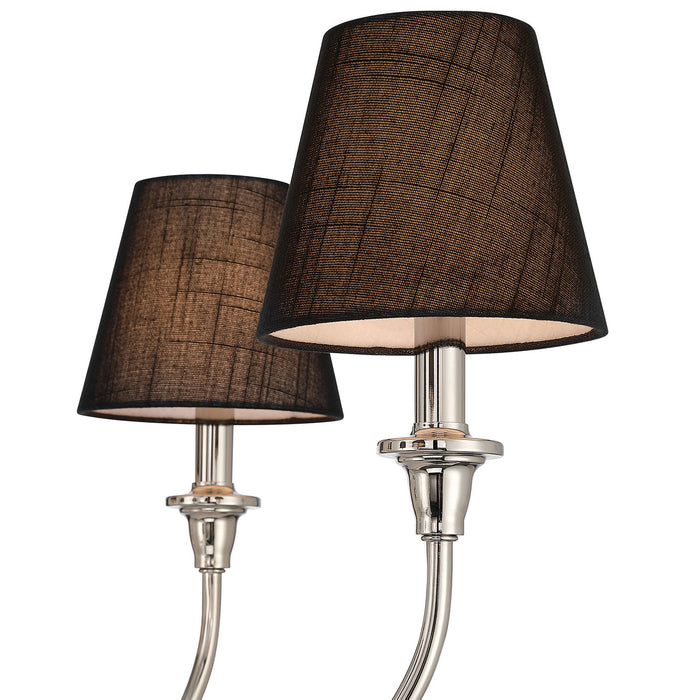Golden - 1622-6 PN-EHB - Six Light Chandelier - Polished Nickel