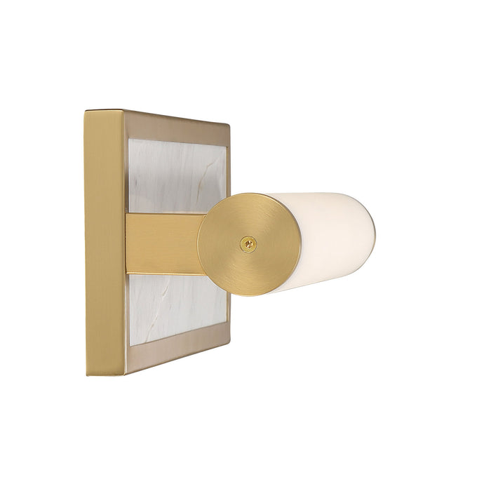 Golden - 1672-BA18 BCB-JW - LED Vanity - Stratum - Brushed Champagne Brass