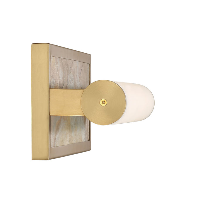 Golden - 1672-BA18 BCB-MR - LED Vanity - Stratum - Brushed Champagne Brass