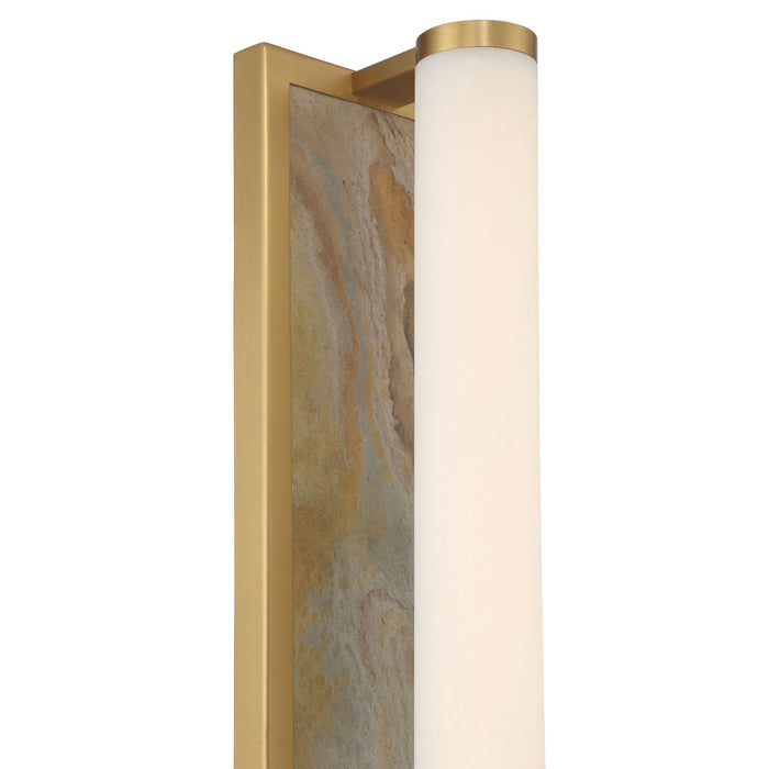 Golden - 1672-BA18 BCB-MR - LED Vanity - Stratum - Brushed Champagne Brass