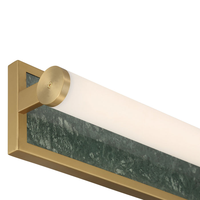 Golden - 1672-BA18 BCB-PRG - LED Vanity - Stratum - Brushed Champagne Brass