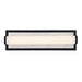 Golden - 1672-BA18 BLK-JW - LED Vanity - Stratum - Matte Black