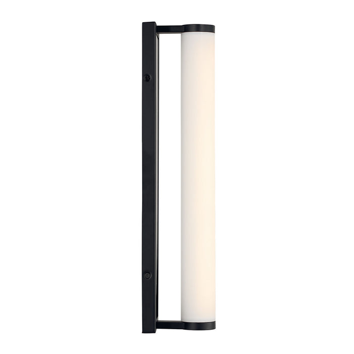 Golden - 1672-BA18 BLK-JW - LED Vanity - Stratum - Matte Black