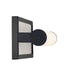 Golden - 1672-BA18 BLK-JW - LED Vanity - Stratum - Matte Black