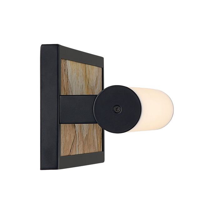 Golden - 1672-BA18 BLK-MR - LED Vanity - Stratum - Matte Black