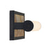 Golden - 1672-BA18 BLK-MR - LED Vanity - Stratum - Matte Black