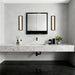 Golden - 1672-BA18 BLK-MR - LED Vanity - Stratum - Matte Black