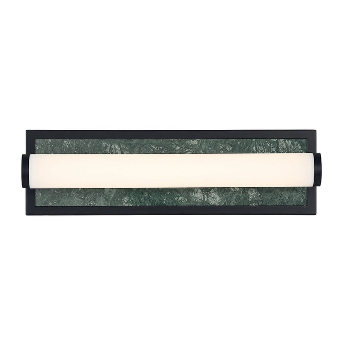 Golden - 1672-BA18 BLK-PRG - LED Vanity - Stratum - Matte Black
