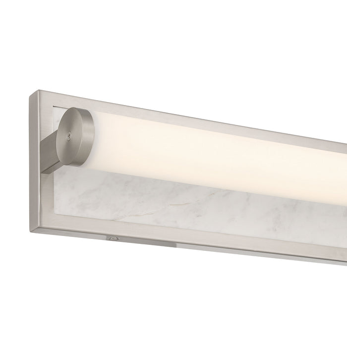 Golden - 1672-BA18 BN-JW - LED Vanity - Stratum - Brushed Nickel